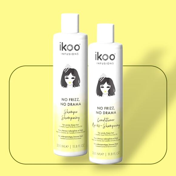 ikoo No Frizz No Drama Shampoo & Conditioner Duo - 11.8 fl oz Each - Picture 2 of 4
